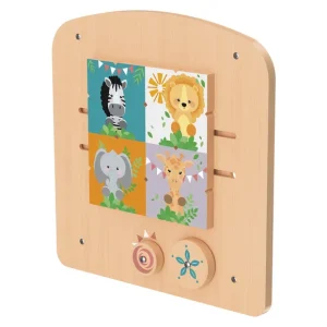 Playtive Jeu mural en bois véritable, 2 pièces