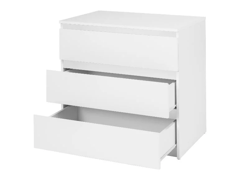 Commode Genève, 80 x 78 x 48 cm, blanche - Image 3