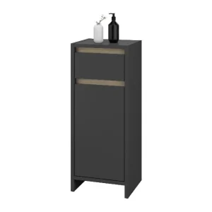Meuble de salle de bains Oslo, 32 x 80 x 28 cm, anthracite