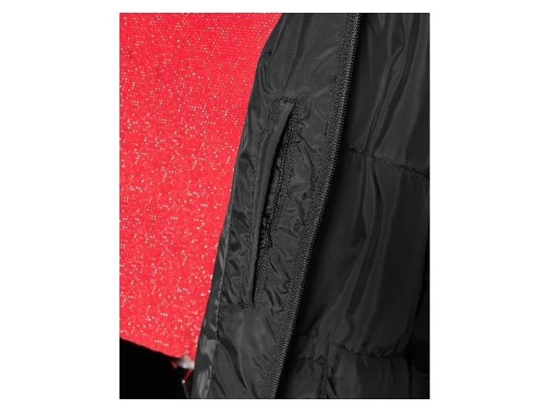 Manteau matelassé long pour femme, fentes latérales avec boutons-pression. - Image 20