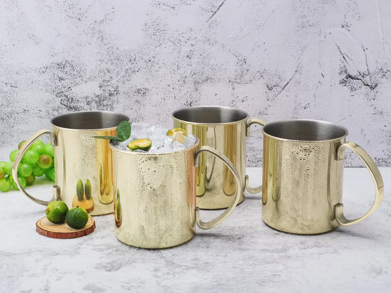 Set de tasses Moscow Mule en acier inoxydable - Image 2