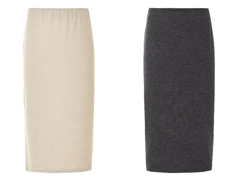 Jupe mi-longue en maille femme - Image 8