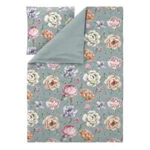 Parure de lit double face en satin microfibre, 140 x 200 cm