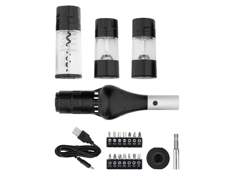 Set de visseuses sans fil avec accessoires BBQ PAS 4 D7, 10 Nm, 4 V - Image 14