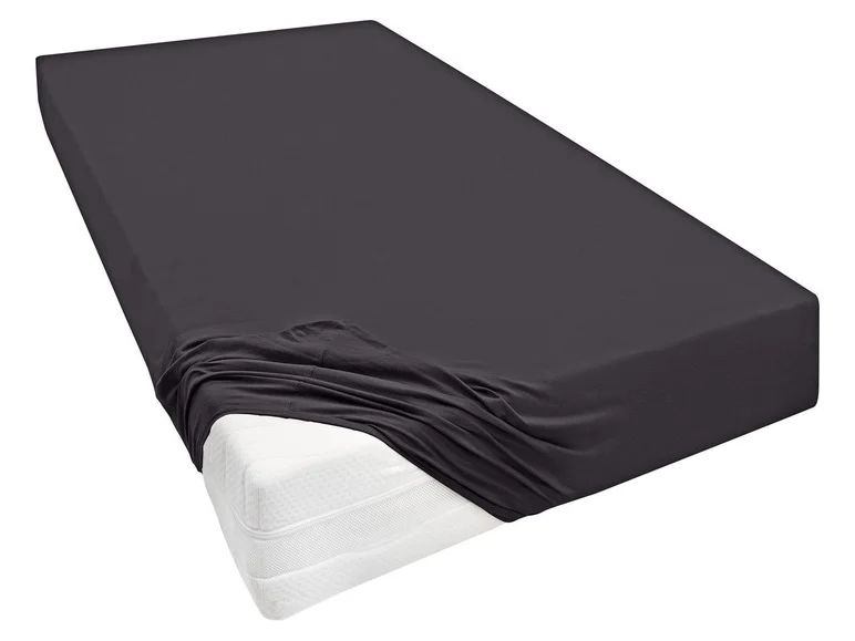 Drap-housse en jersey, pour matelas Boxspring Biberna - Image 4