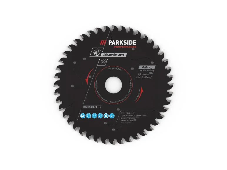 Lame de scie circulaire, Ø 140 mm, 20 dents, 40 dents, 44 dents