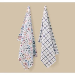 Lot de 2 torchons 50 x 70 cm