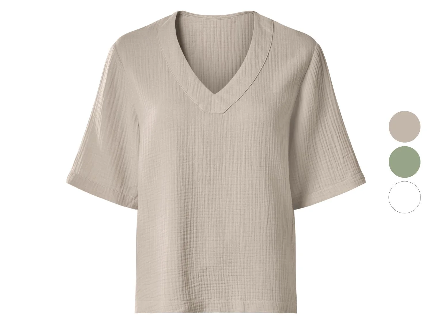 Blouse en mousseline femme — SKU V7A4IV1F2AE5U0KX3A - Image 16