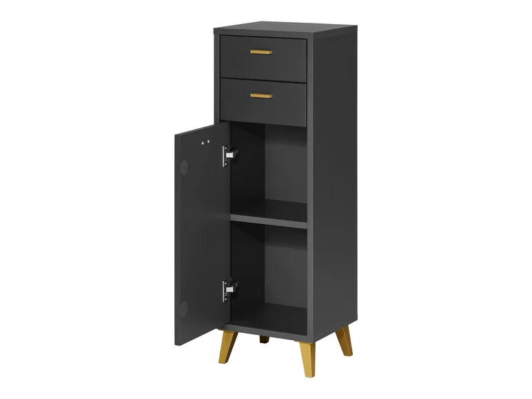 Meuble de salle de bains, 32,2 x 96 x 28 cm, anthracite - Image 2