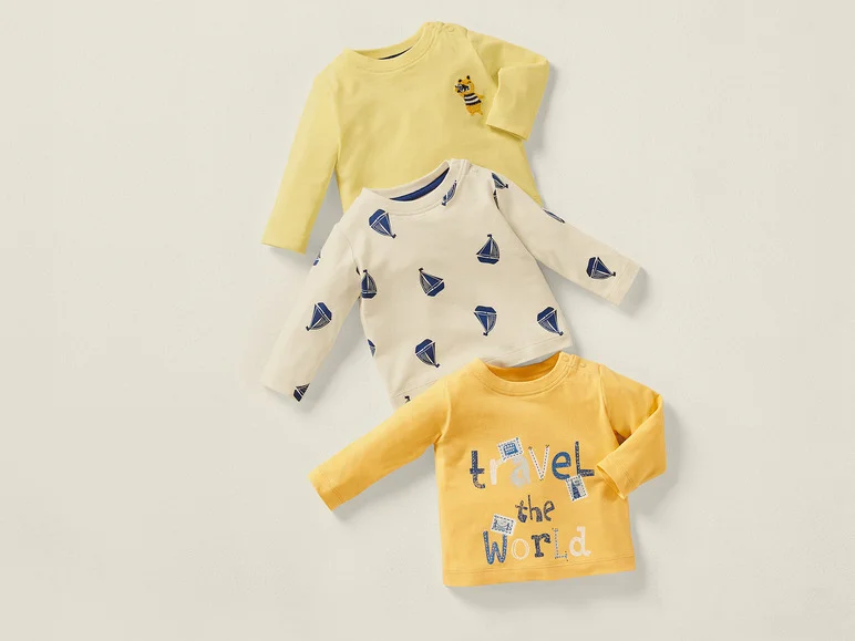 Lot de 3 t-shirts à manches longues bébé - Image 11