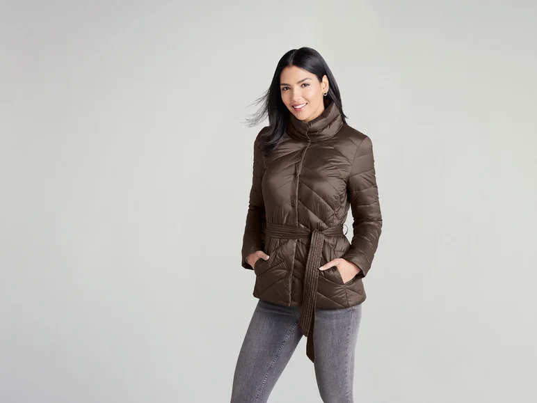 Doudoune légère avec ceinture femme - Image 10