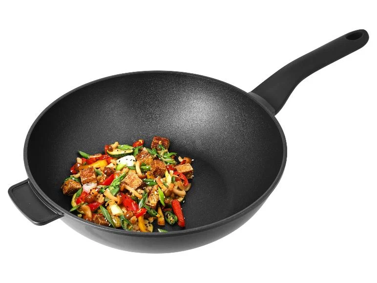 Wok en fonte d'aluminium, Ø 32 cm - Image 4