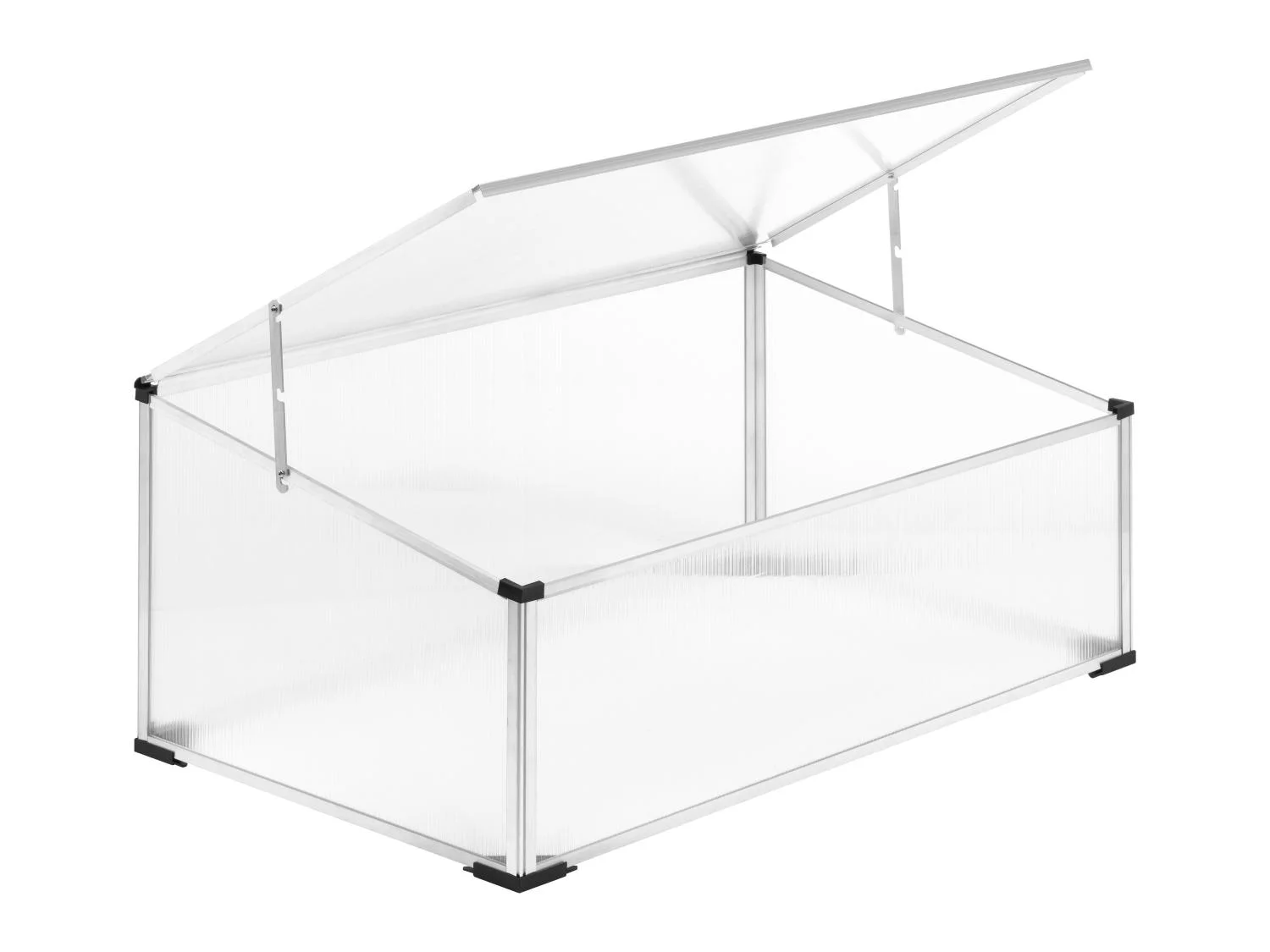 Mini-serre de jardin, 100 x 30/40 x 60 cm, 0,2m3 - Image 8