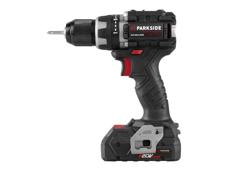 Perceuse-visseuse sans fil 20 V, PABSP 20 Li C4, avec batterie et chargeur