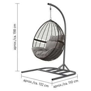 Fauteuil suspendu tressé