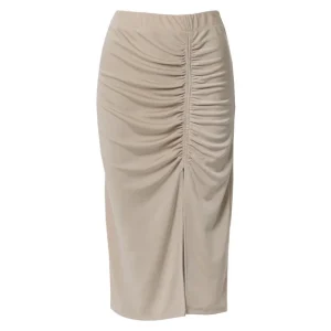 Jupe midi froncée femme — SKU 76PTQ4NHWNPRFTNSC