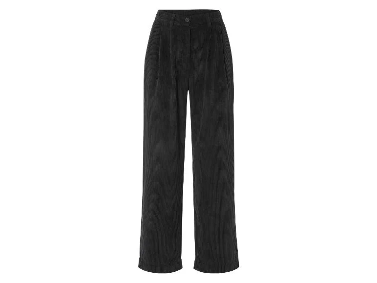 Pantalon en velours côtelé, coupe large et droite - Image 5
