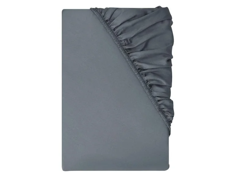 Drap-housse en satin, 90-100 x 200 cm - Image 2