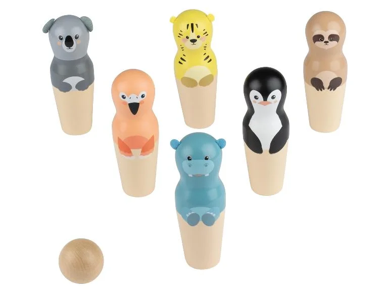 Jeu de quilles animaux ou Jeu de croquet ou Jeu de lancer d'anneaux animaux - Image 10