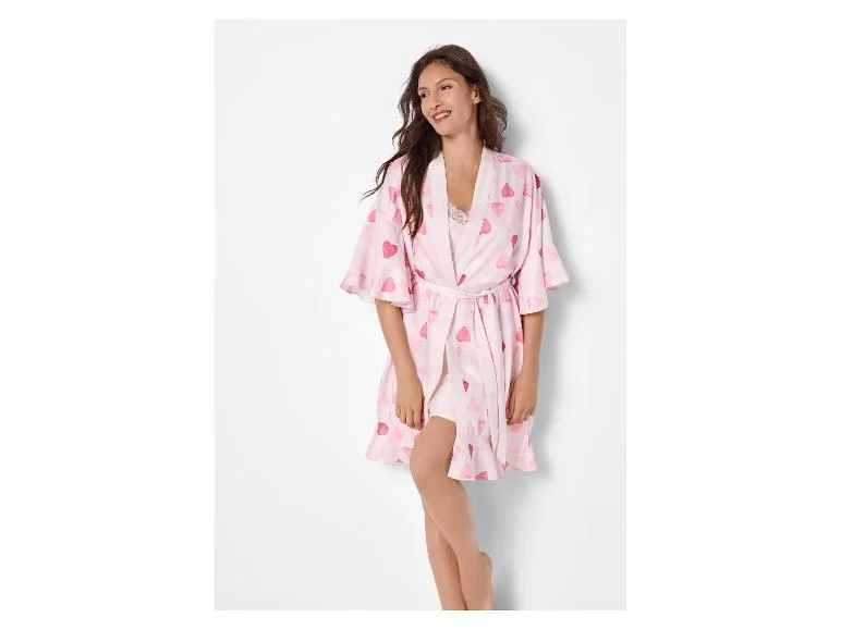 Kimono en satin femme - Image 3