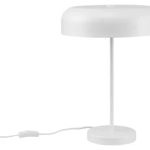 Lampe de table, 1 ou 2 ampoules, blanc mat