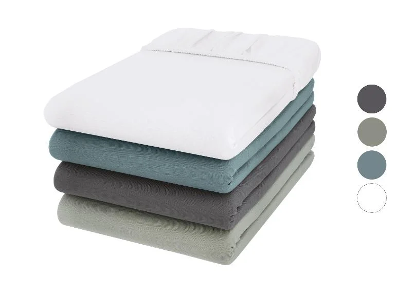 Drap-housse en jersey, 90-100 x 200 cm. — SKU 8V1QZV13EN1FQN6S9R - Image 4