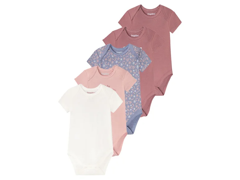 Lot de 5 bodies manches courtes bébé - Image 7