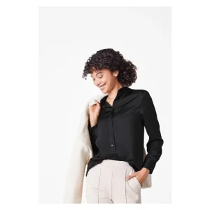 Chemise en satin femme — SKU SFEHB0QEXM4Y6R5X