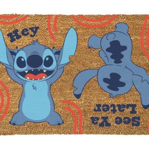 Paillasson Mickey ou Stitch, 55 x 37 cm