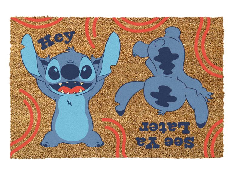 Paillasson Mickey ou Stitch, 55 x 37 cm