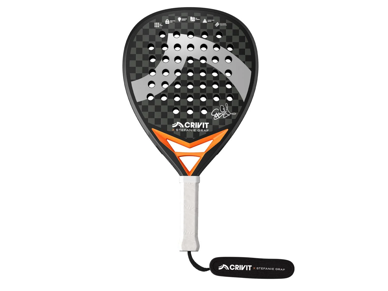 Raquette de padel 12K Carbon PRO - Stefanie Graf - Image 12