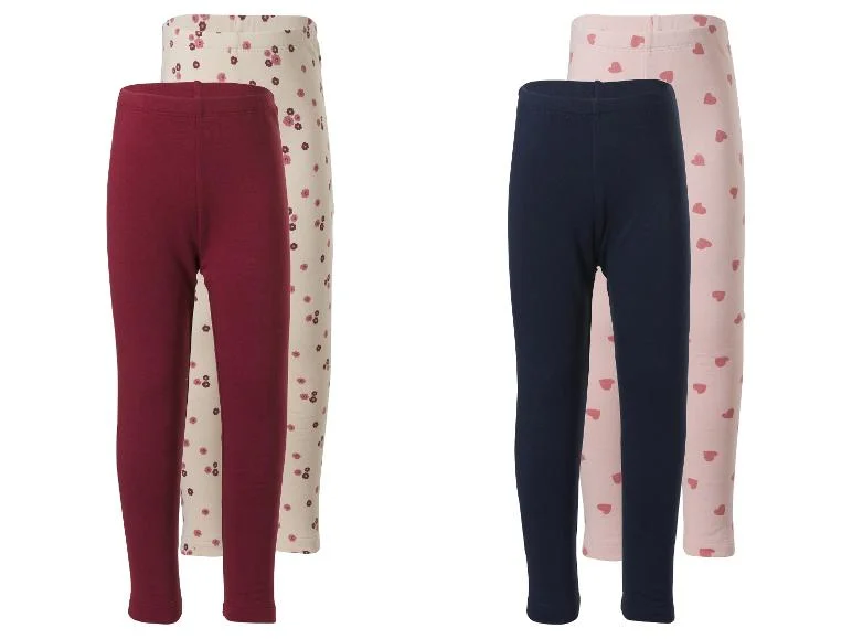 Lot de 2 leggings thermiques petite fille — SKU DF43NV8YY19IUPJIP - Image 3