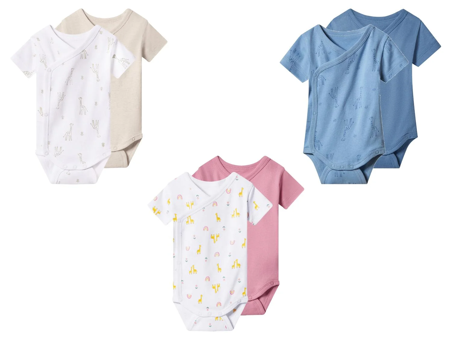Lot de 2 bodies croisés bébé - Image 8