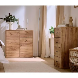 Commode Verona, 40 x 80 x 35 cm, imitation chêne