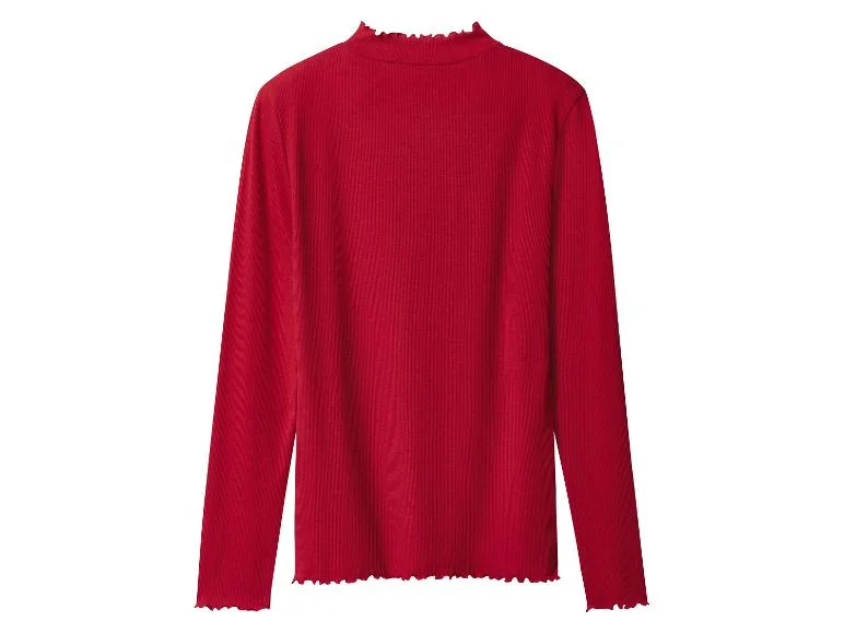 T-shirt côtelé à manches longues femme — SKU LGOC3V6170LQZXJMY - Image 8