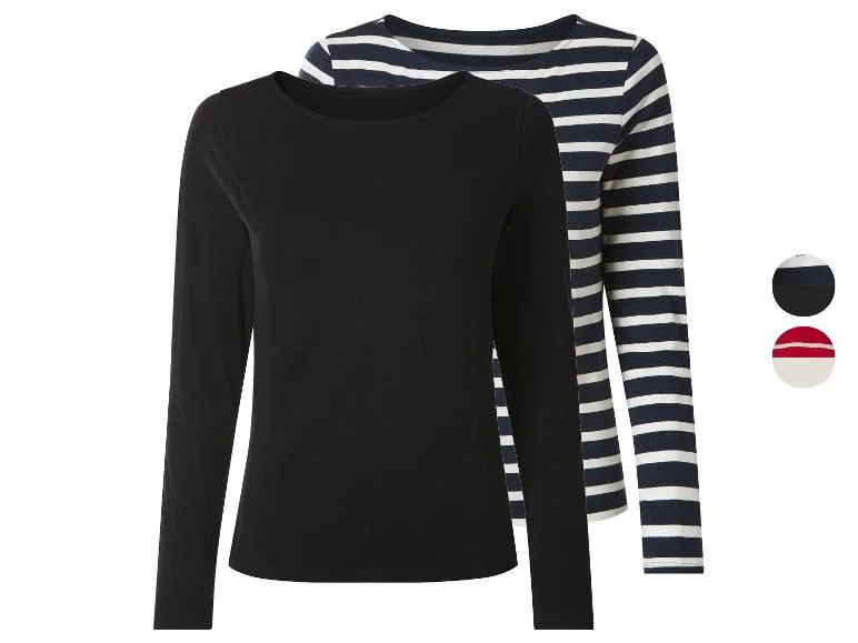 Lot de 2 t-shirts à manches longues femme — SKU X34BAH43ZP4VVG6GB - Image 7