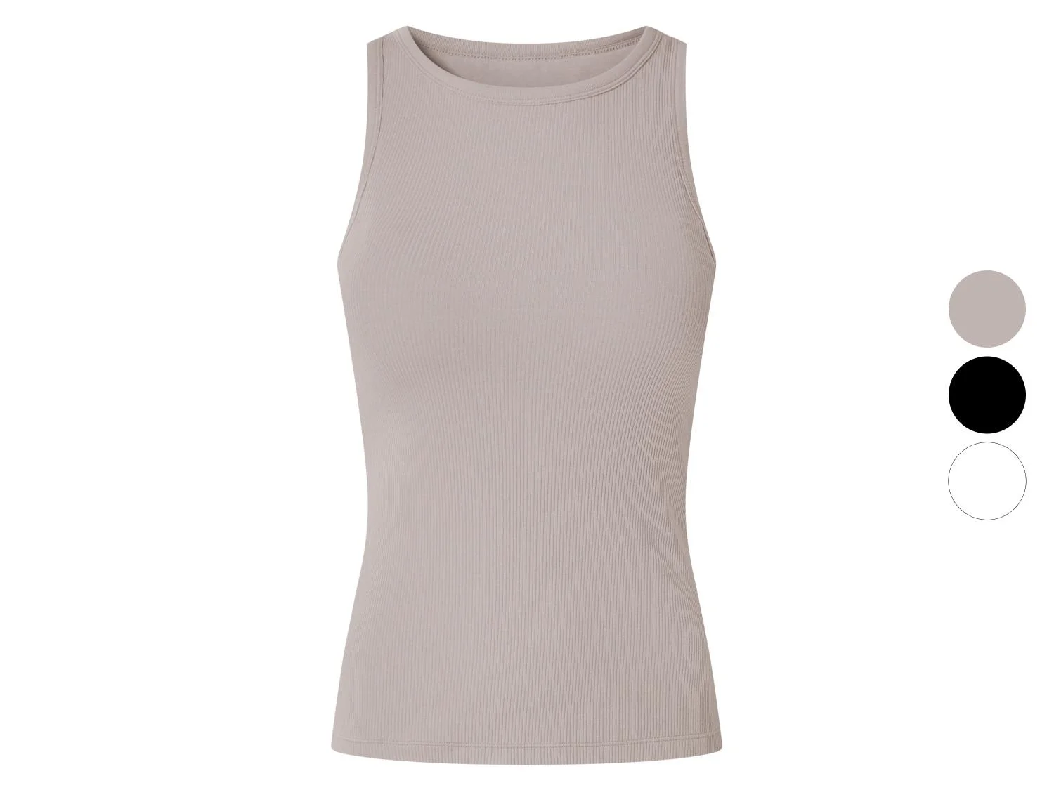 Débardeur côtelé avec soutien-gorge intégré femme - Image 5