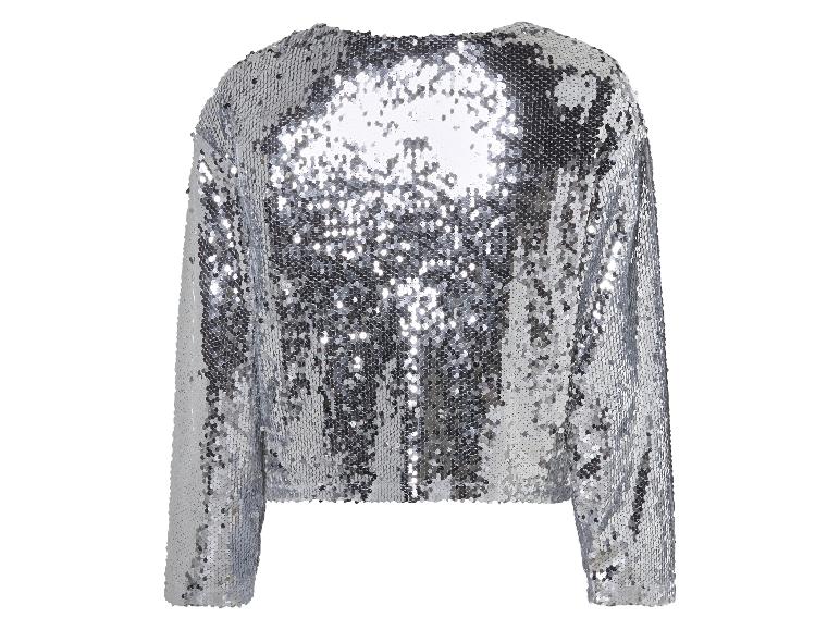 T-shirt à paillettes femme - Image 2