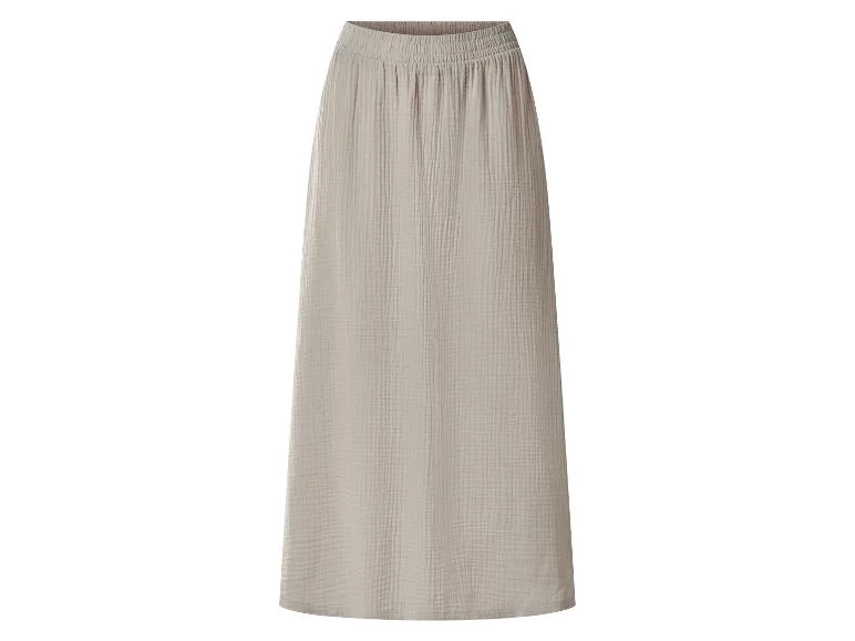 Jupe mi-longue en mousseline femme - Image 2