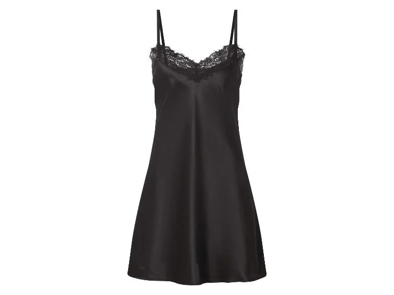 Chemise de nuit en satin femme - Image 2