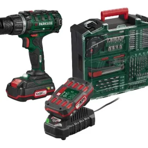 Set perceuse-visseuse sans fil PABS 20-Li G8 + batterie + chargeur, 20 V