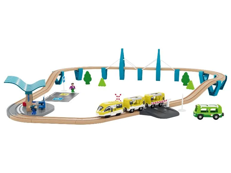 Set de chemin de train en bois - Image 13