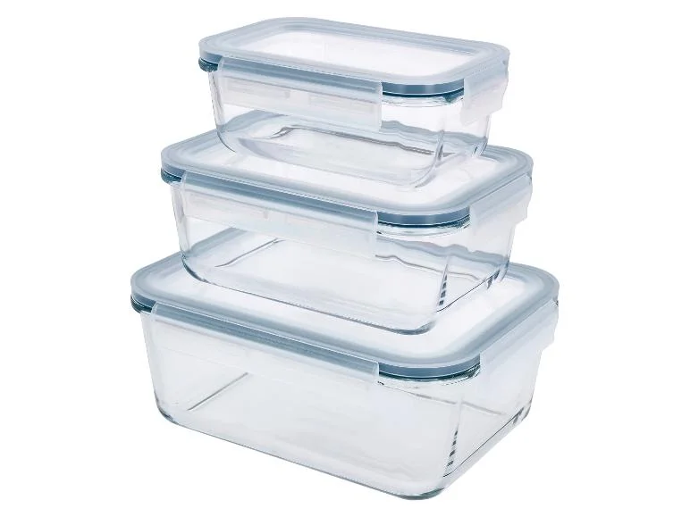 Set de boîtes de conservation en verre, 3 pièces - Image 7