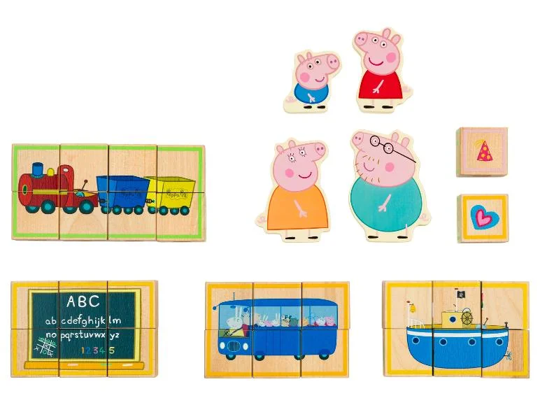 Camion en bois Peppa Pig - Image 3