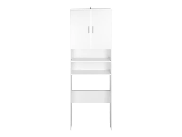 Meuble pour machine à laver Liverpool, 64,5 x 190 x 25 cm, blanc - Image 6