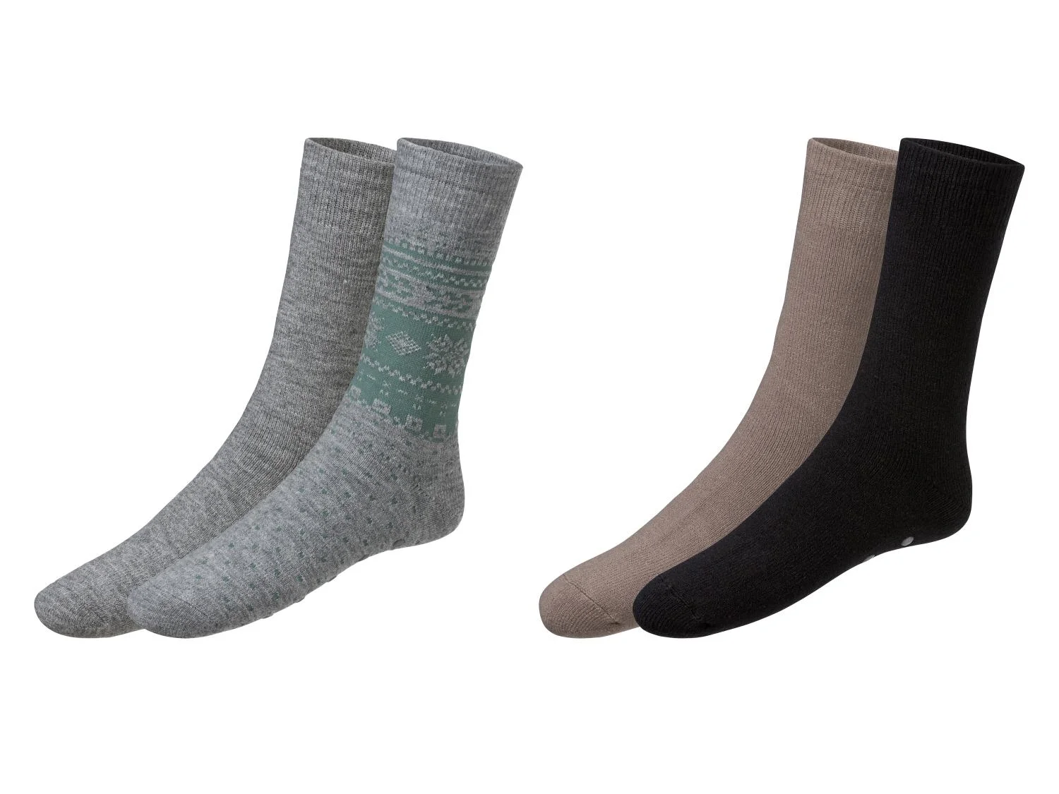 Lot de 2 paires de chaussettes thermiques homme - Image 12