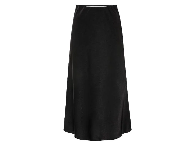 Jupe mi-longue en satin femme - Image 4
