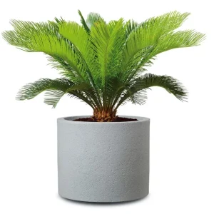 Pot à plantes « Riva », plastique, rond