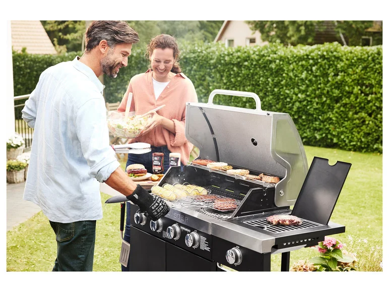 Barbecue à gaz Memphis, 4 brûleurs, 70 x 42 cm, 19,7 kW