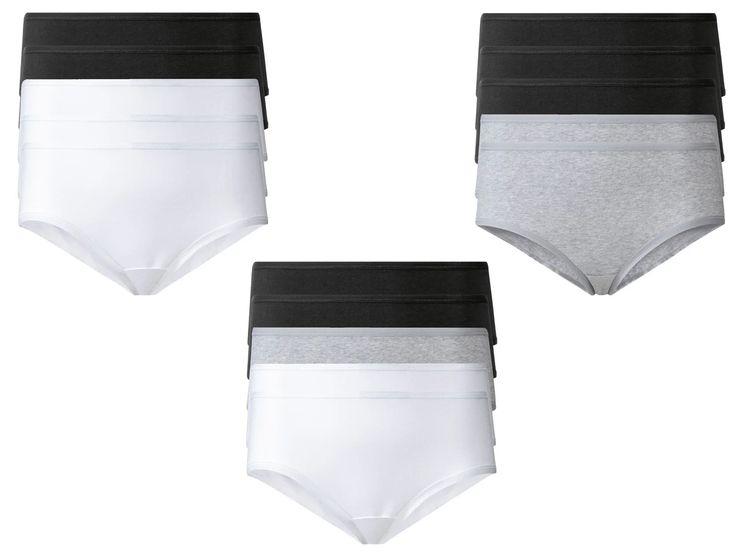Lot de 5 culottes hipsters femme — SKU EW1ZW9OLSNSP6NK96 - Image 12
